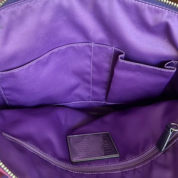Coach Poppy design purse
Purple with some pink
Like new - Picture 6 of 6